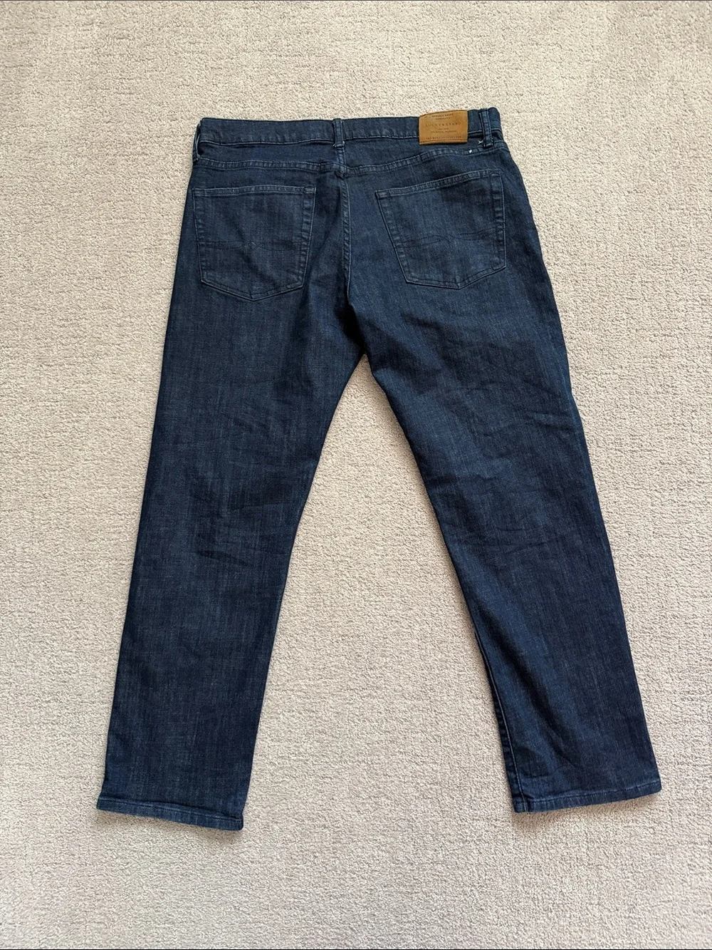 Lucky Brand Men's 221 Straight Jeans in Dark Blue Wash - 36 x 32